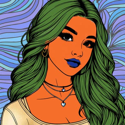 detailed realistic girl