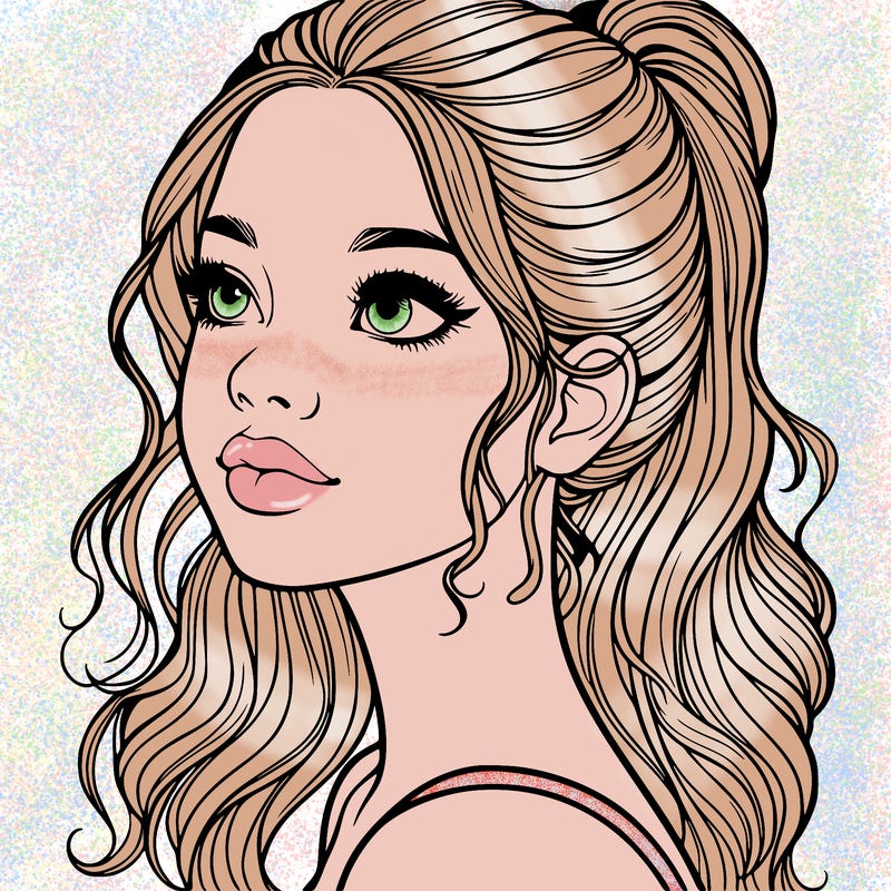 beautiful realistic girl