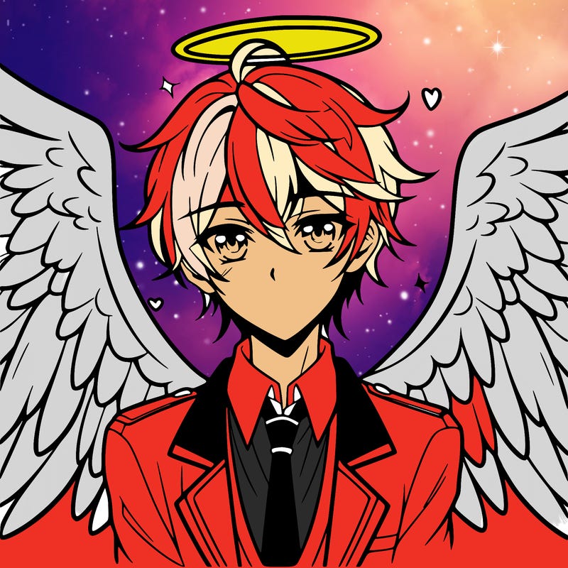 anime angel boy