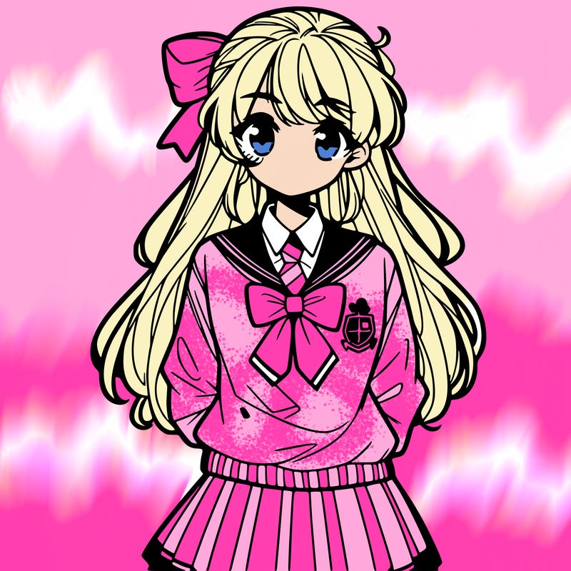 preppy anime girl