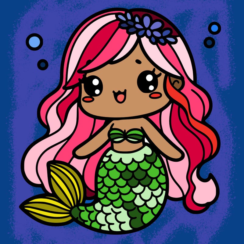 cute mermaid