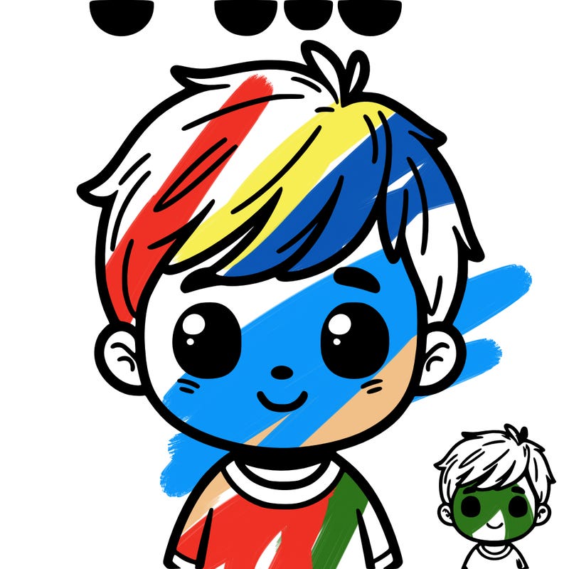 little boy with blonde hair