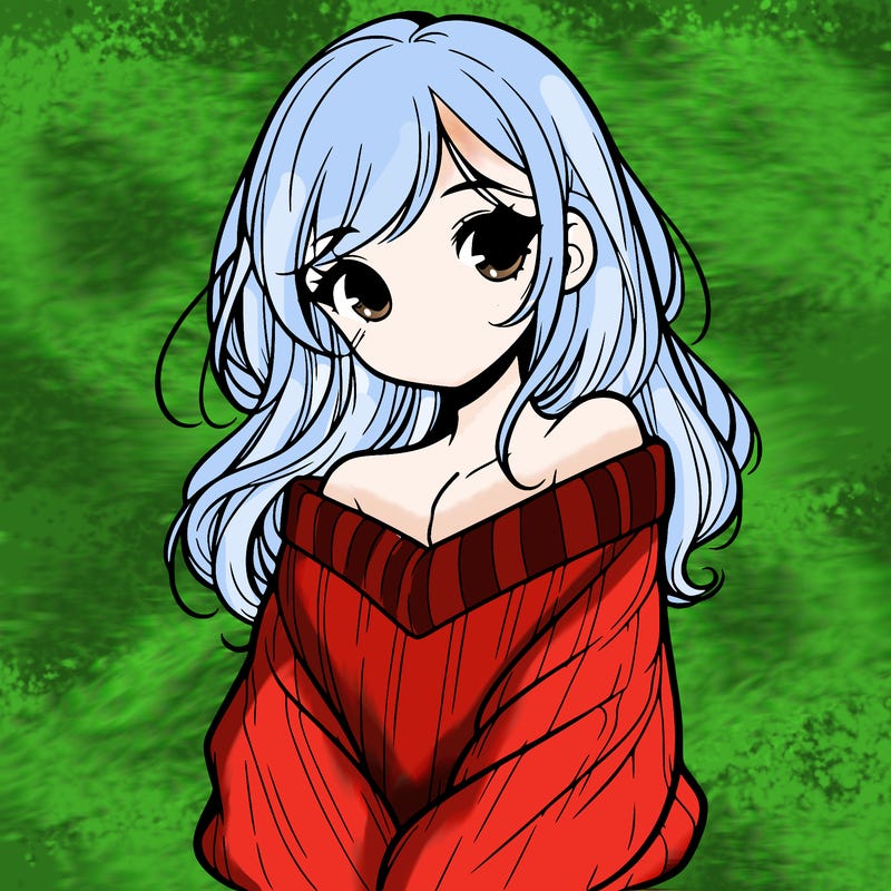 shy pretty girl wearing a sweater that is falling off one shoulder portrait