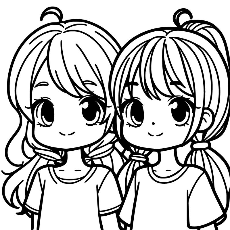 2 girls