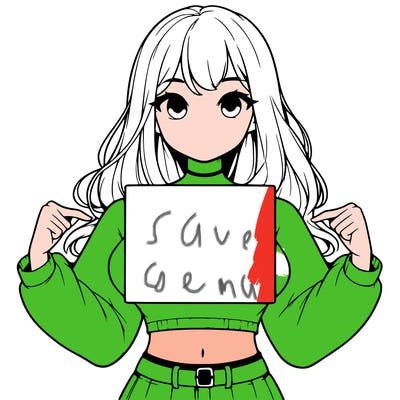 girl holding a blank sign in a long sleeve crop top