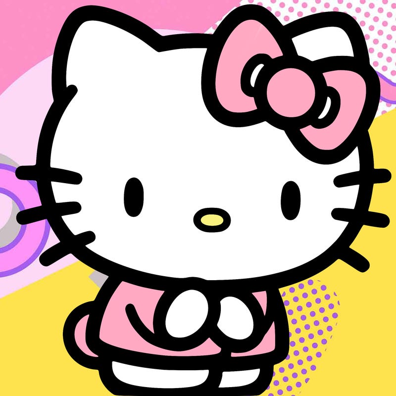 and kuromi from hello kitty