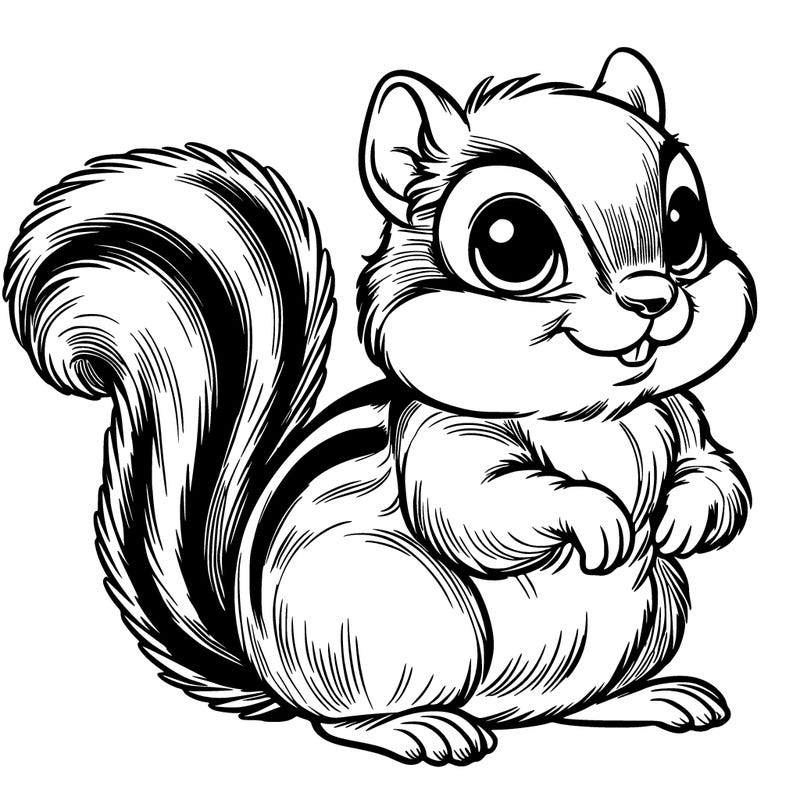 realistic chipmunk