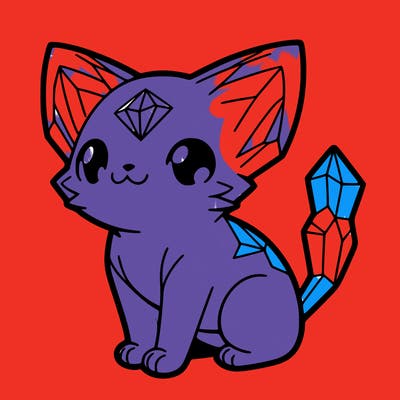 crystal kitten