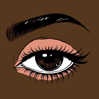 eye closed realistic