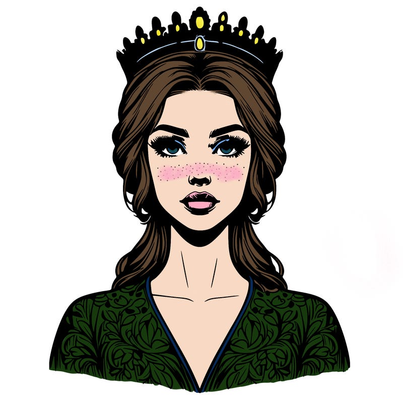 realistic beautiful queen