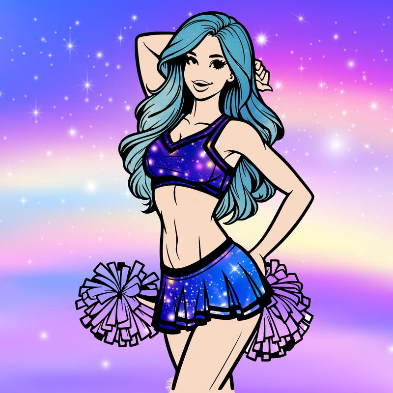 realistic cheerleader