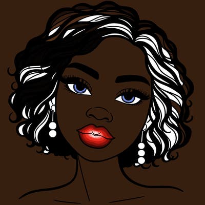 beautiful black woman