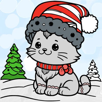 christmas cat
