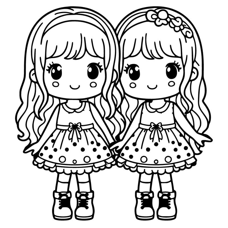 twin girls