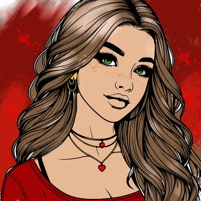 detailed realistic girl