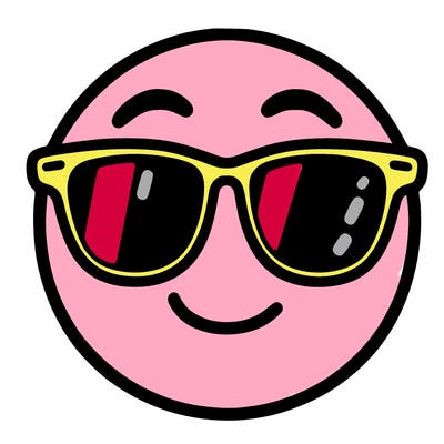 emoji with sunglasses