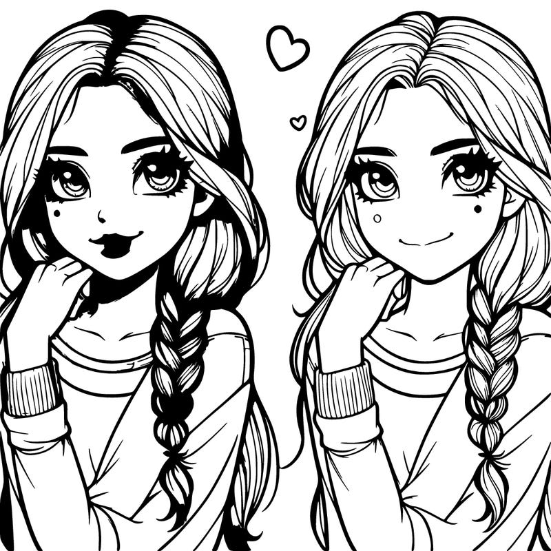 a realistic girl
