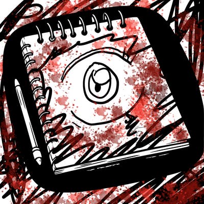 a blank sketch pad