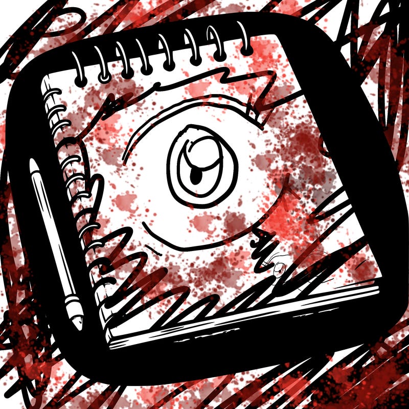 a blank sketch pad