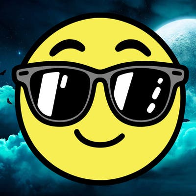 emoji with sunglasses