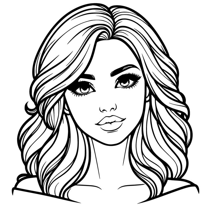 realistic beautiful woman