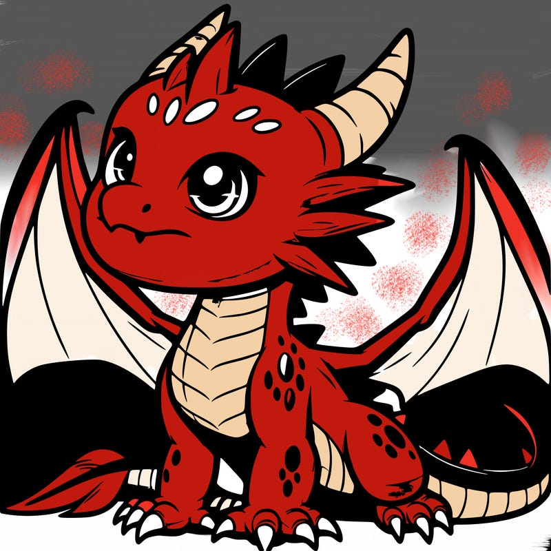 fierce baby night dragon
