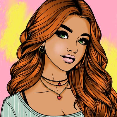 detailed realistic girl