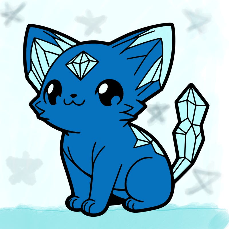 crystal kitten
