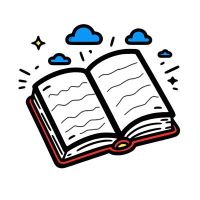 simple open book