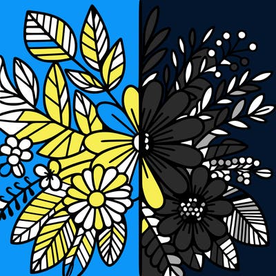 flowers split