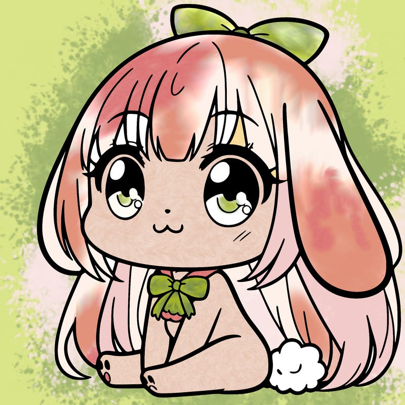 cute anime rabbit