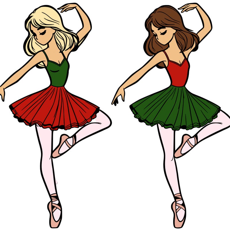 woman on pointe