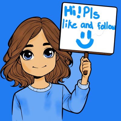 realistic girl holding up a sign