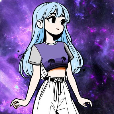 girl in a cute crop top