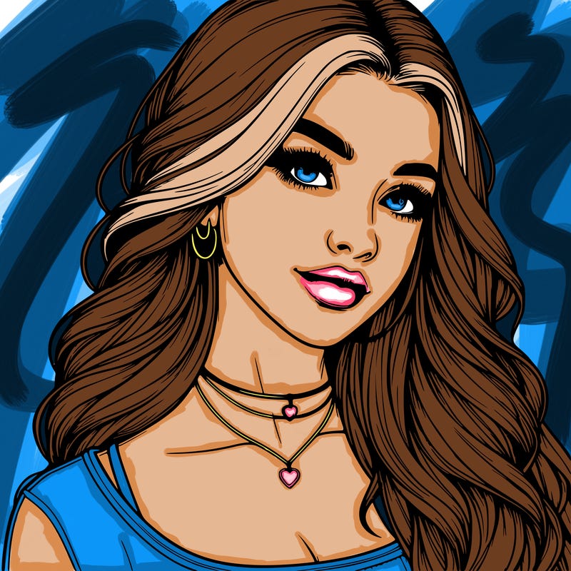 detailed realistic girl