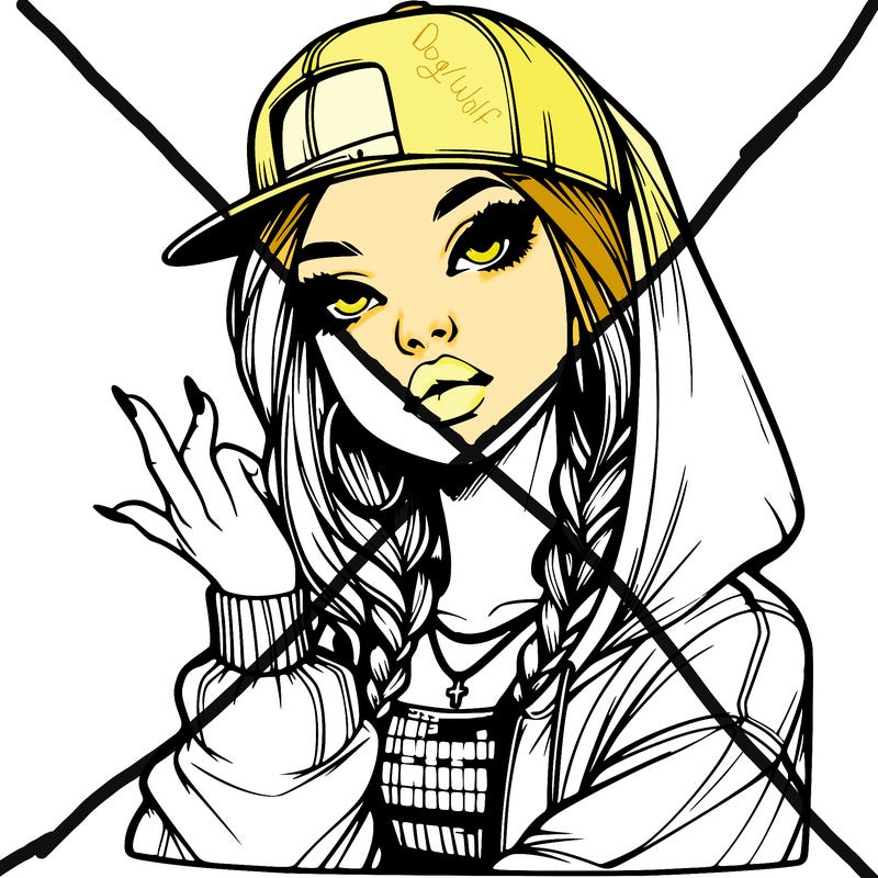 realistic hip hop girl
