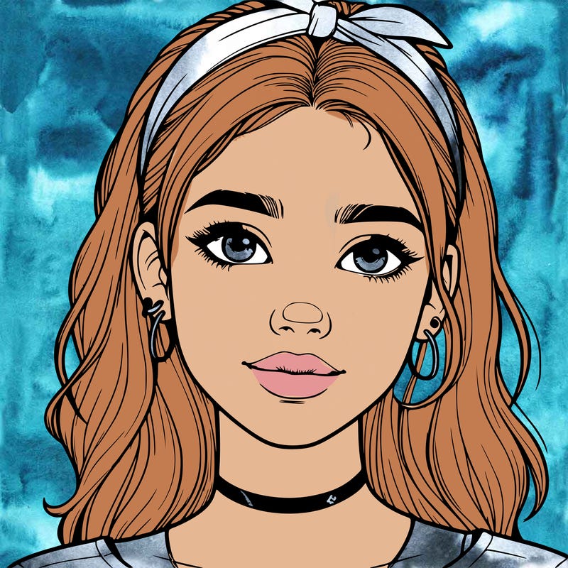 realistic teenage girl