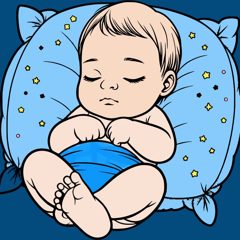 realistic sleeping baby