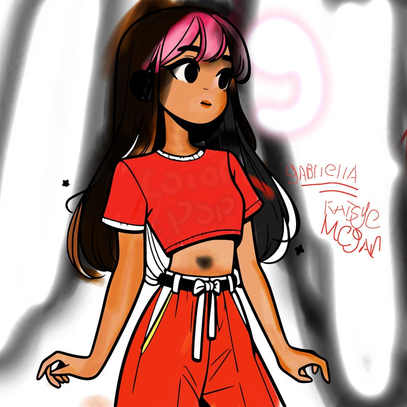 girl in a cute crop top