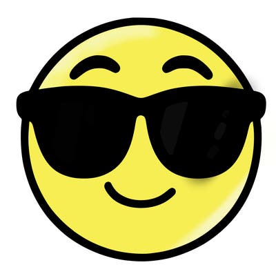 emoji with sunglasses