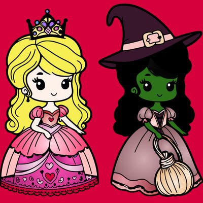princess as a witch