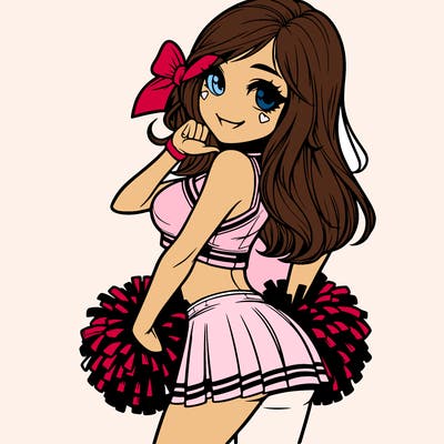 realistic cheerleader