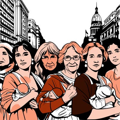 mothers of plaza de mayo, realsitic