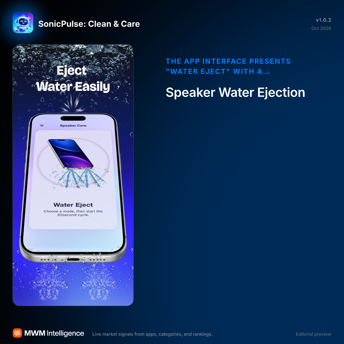 SonicPulse: Clean & Care - Utilities App | MWM