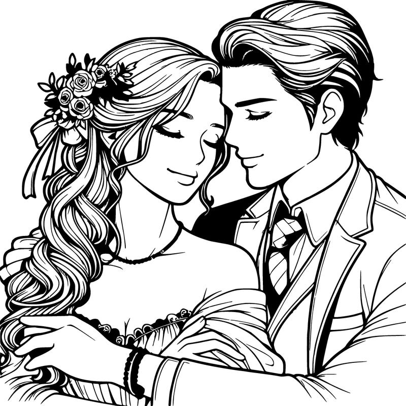 realistic romantic couple