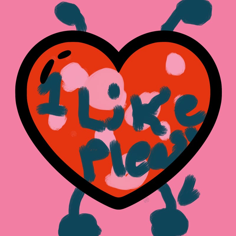 a blank heart