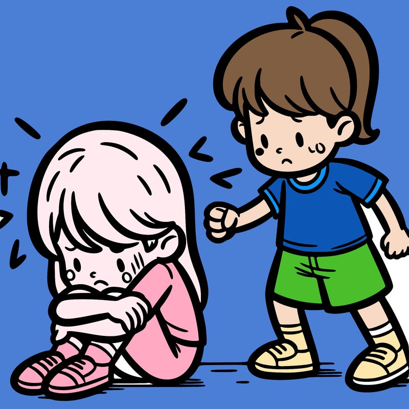 a girl getting bullied