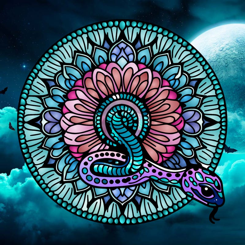 snake mandala