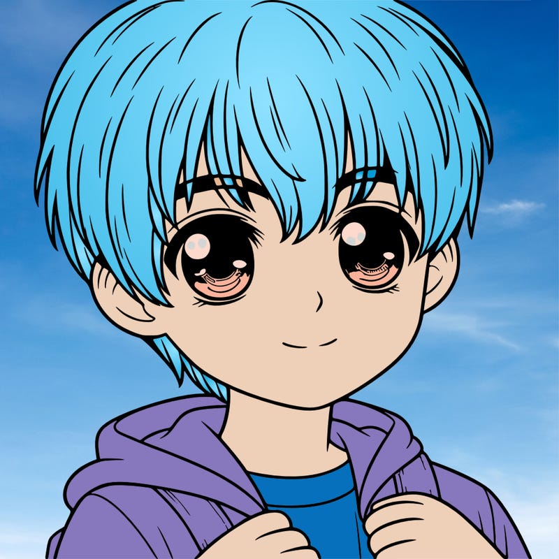realistic boy with bangs