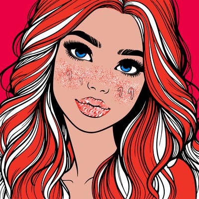 beautiful realistic girl